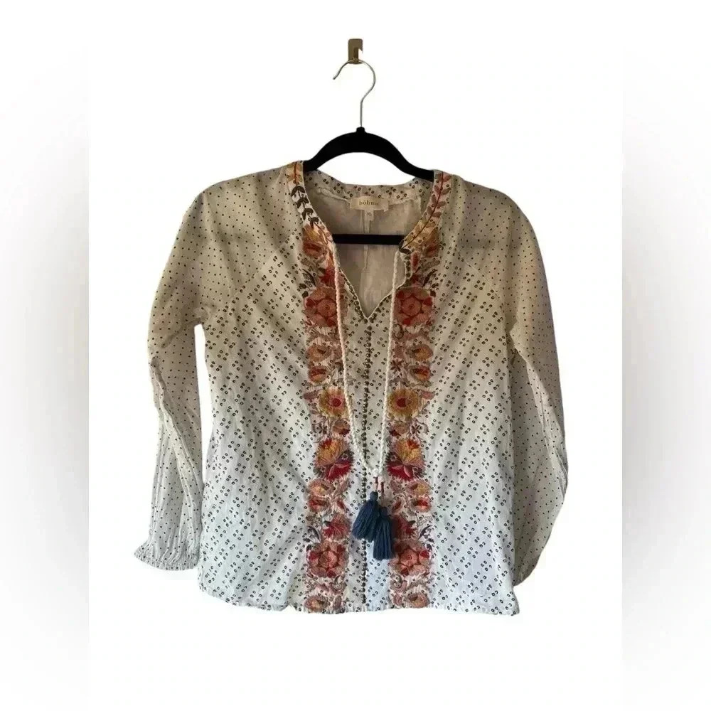 Bohme Embroidered Top XS